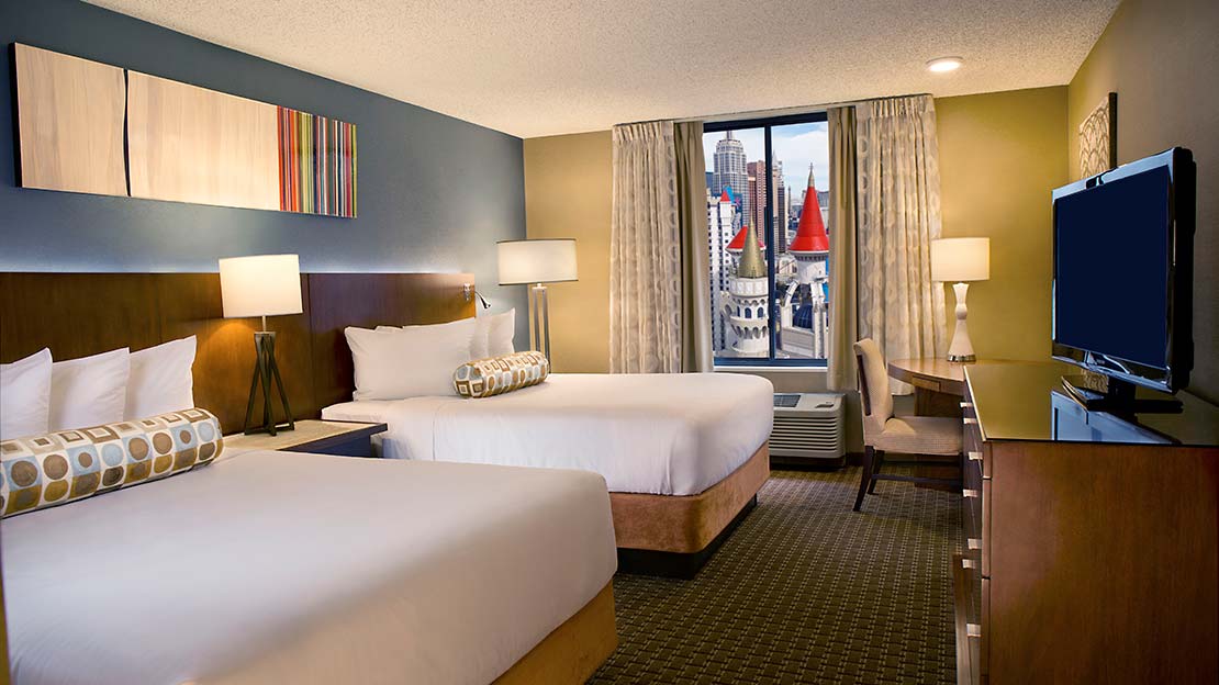 a room in the hotel