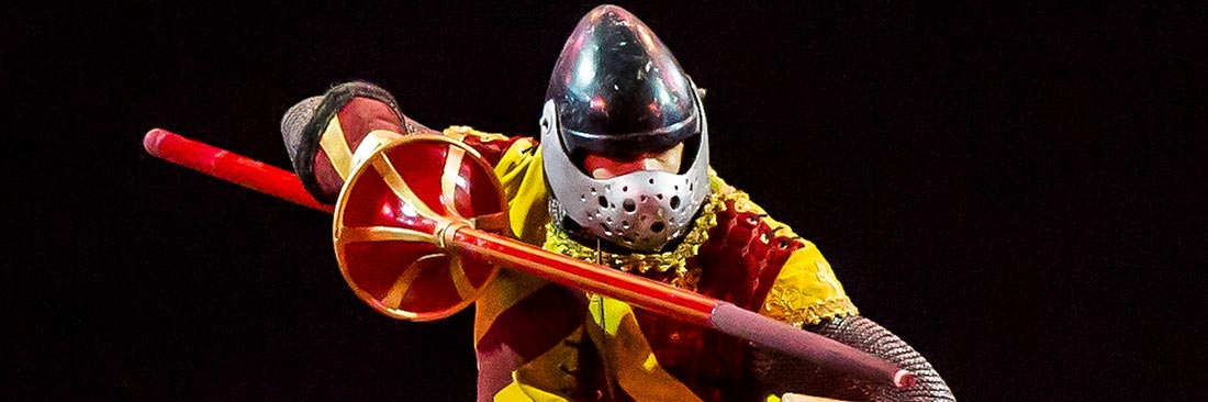 A jousting knight